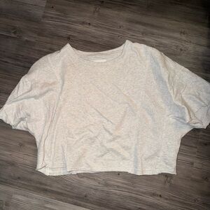 Aerie Soft White Tee